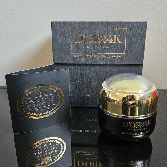D'OR 24K MAGNETIC PLASMA MASK - 1.7 fl oz \ 50 ml- BRAND NEW - SEALED - Picture 2 of 8